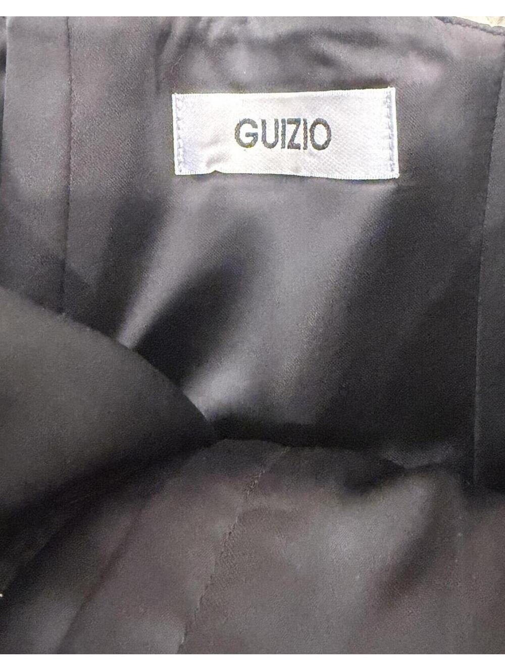 Guizio Satin Corset Dress Black Strapless Boned Bodice Hook Eye Mini Dress Small - Picture 7 of 8
